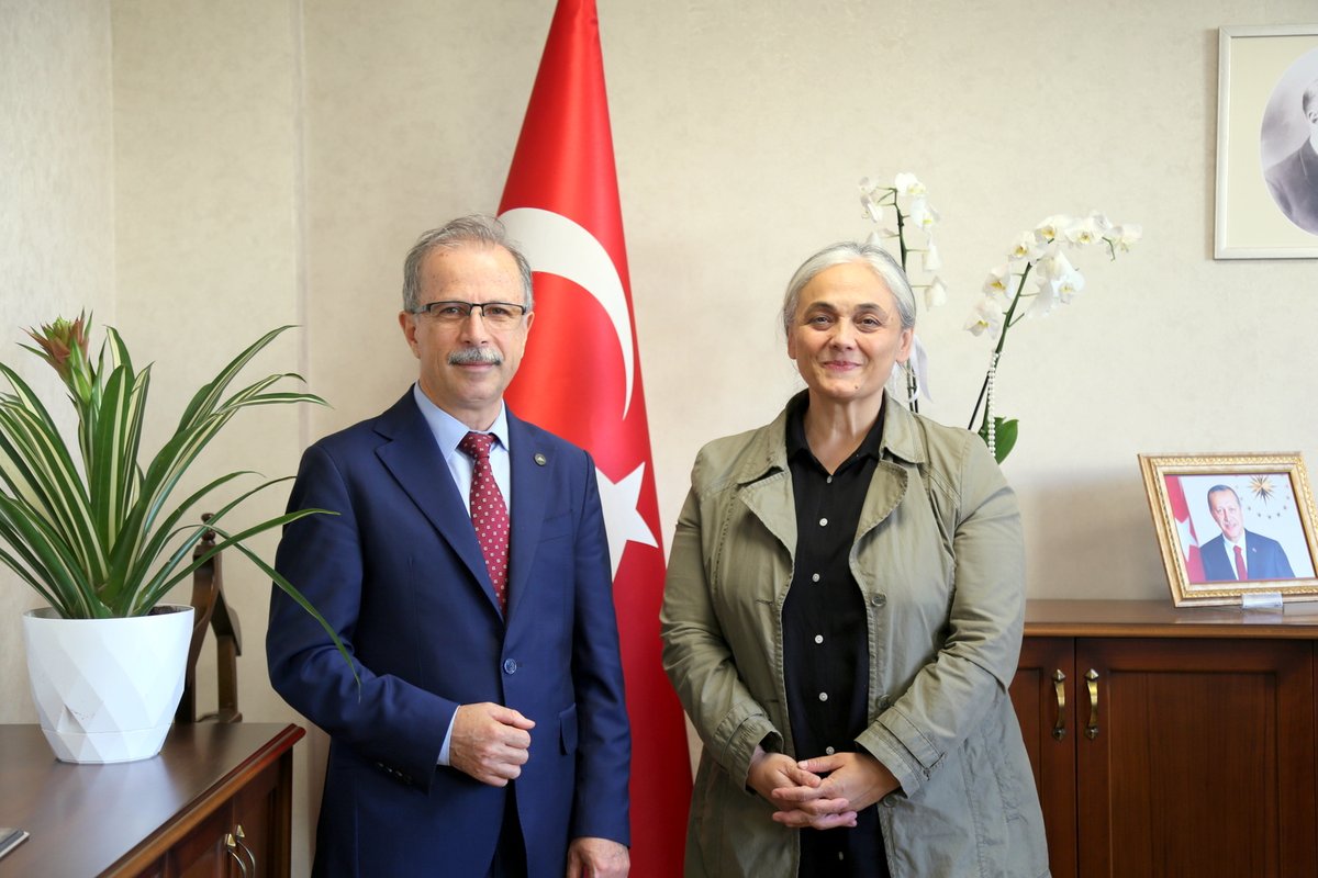 İstanbul Medeniyet Üniversitesi Rektörü Sayın Prof. Dr. Gülfettin Çelik, Genel Müdürümüz Zarife Seçer'i makamında ziyaret etti.