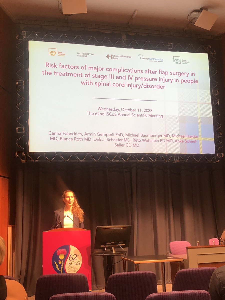 inge_eriks's tweet photo. Very nice presentation of Carina Fähnrich @ISCoSmeetings on risk factors for complications after pressure injury flap surgery. https://t.co/BMHdLs7hy4