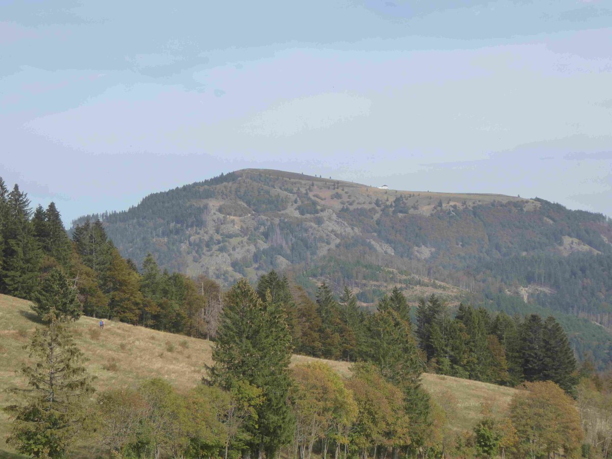 HSderSchreiber's tweet photo. Wie schön es im #Südlichen_Schwarzwald ist. Beweis: Blick auf den #Belchen und auf eine prächtige Landschaft. https://t.co/HkuFd8kLKy