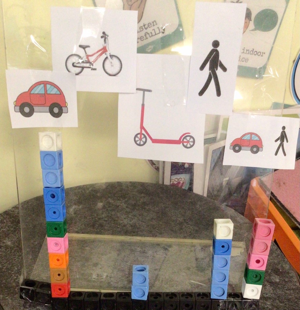 Nursery children are joining in with Walk to School month activities. We have been talking about how we travel to school, road safety and recording our modes of transport. 👣 🚘 🛴