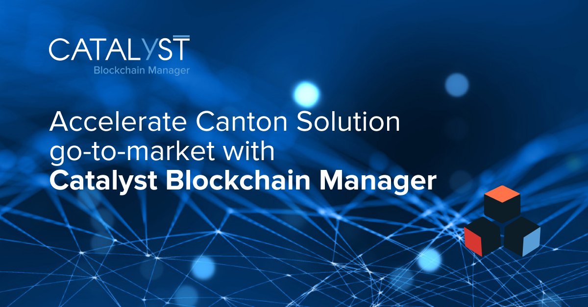 IntellectEU's tweet photo. As the popularity of #CantonNetwork grows, learn why organizations are turning to #CatalystBlockchainManager to bring down costs and accelerate go-to-market for their Canton-based solutions: https://t.co/7CusgL0hu9
*Canton is developed by Digital Asset
https://t.co/8bLH2nkobR https://t.co/L0iXXAX2JZ