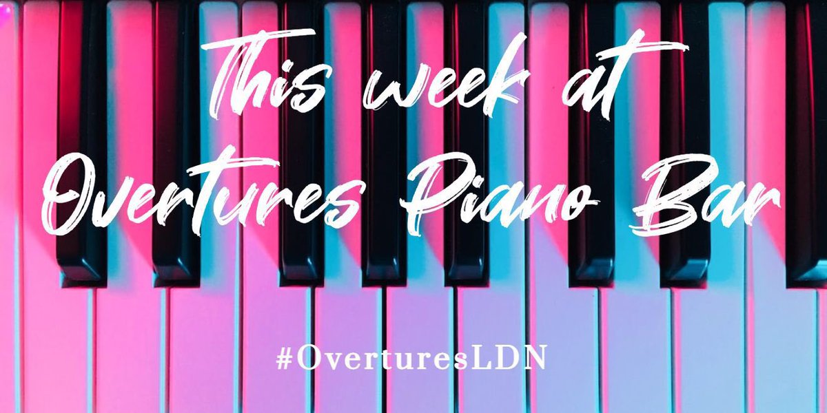 Thu 12 Oct, 10pm-2am (after Overtures Ensemble 8-10pm) Pianist: @Nicole_Pianist + Isaac Host: @HOBTempestRose Fri 13 Oct, 8pm-2am Pianist: Mark + @EleanorCozens Host: @HepburnJen Sat 14 Oct, 8pm-2am Pianist: Ed + @davecribb Host: Jessica