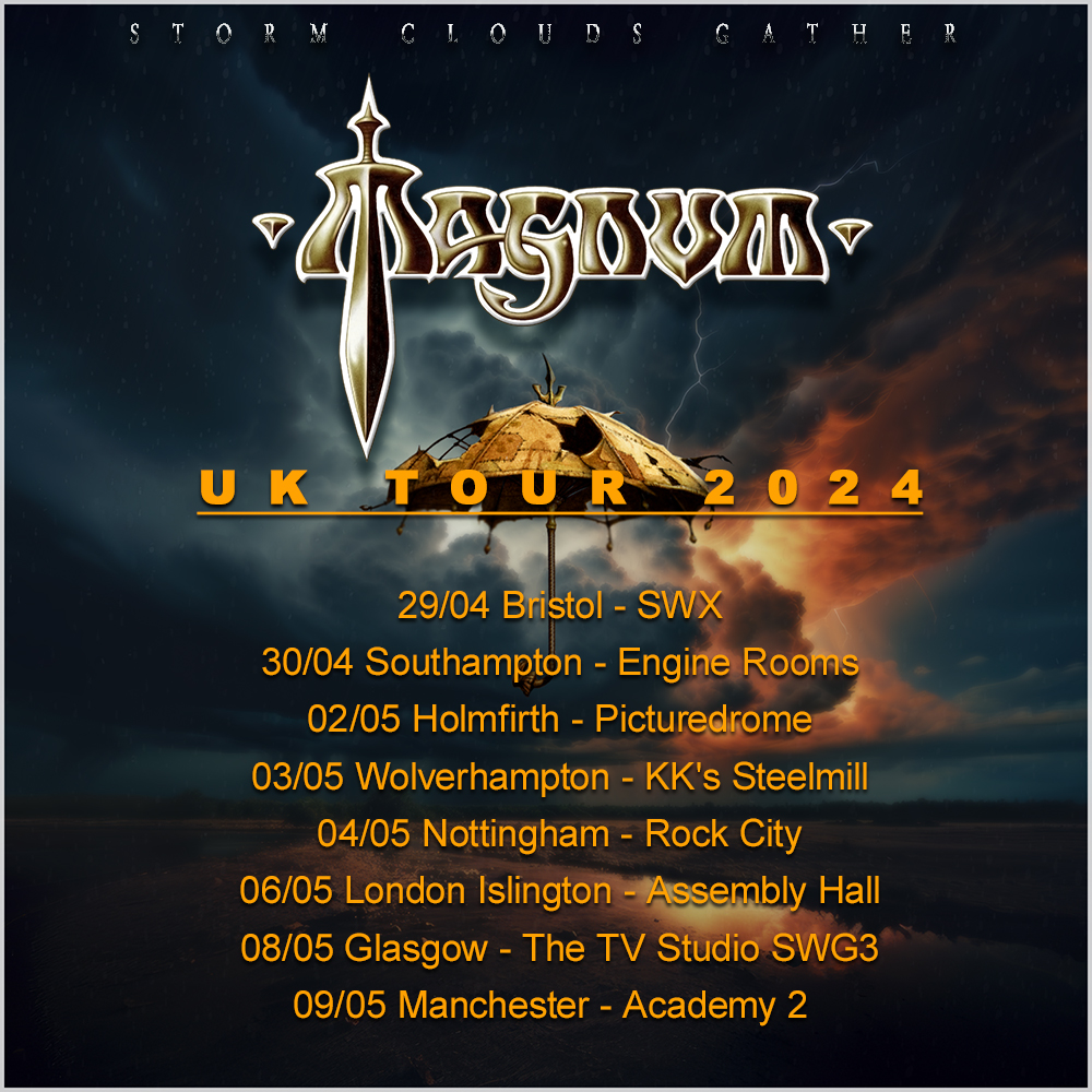 MAGNUM are delighted to announce the following UK dates for our 2024 tour. magnumonline.co.uk/gigs