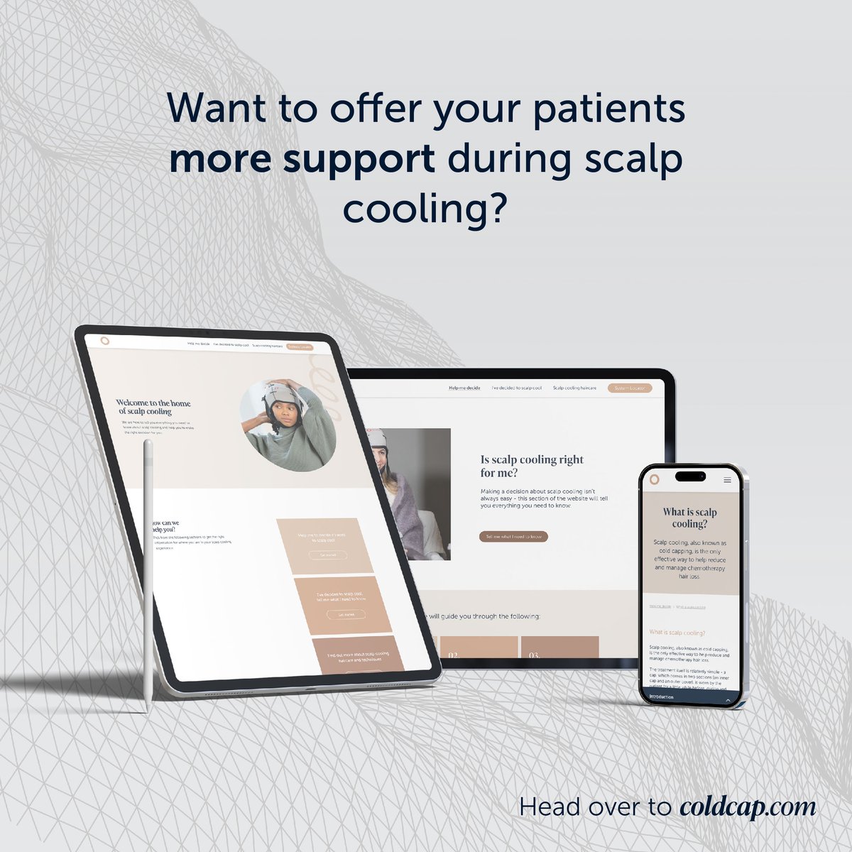 scalpcooling's tweet photo. Want to offer your patients more support during scalp cooling? Our new and improved https://t.co/ZJdllmdtZF has everything you need to know about scalp cooling to help patients to make the right decision for them.

#scalpcooling #coldcap https://t.co/vkloG19bF5