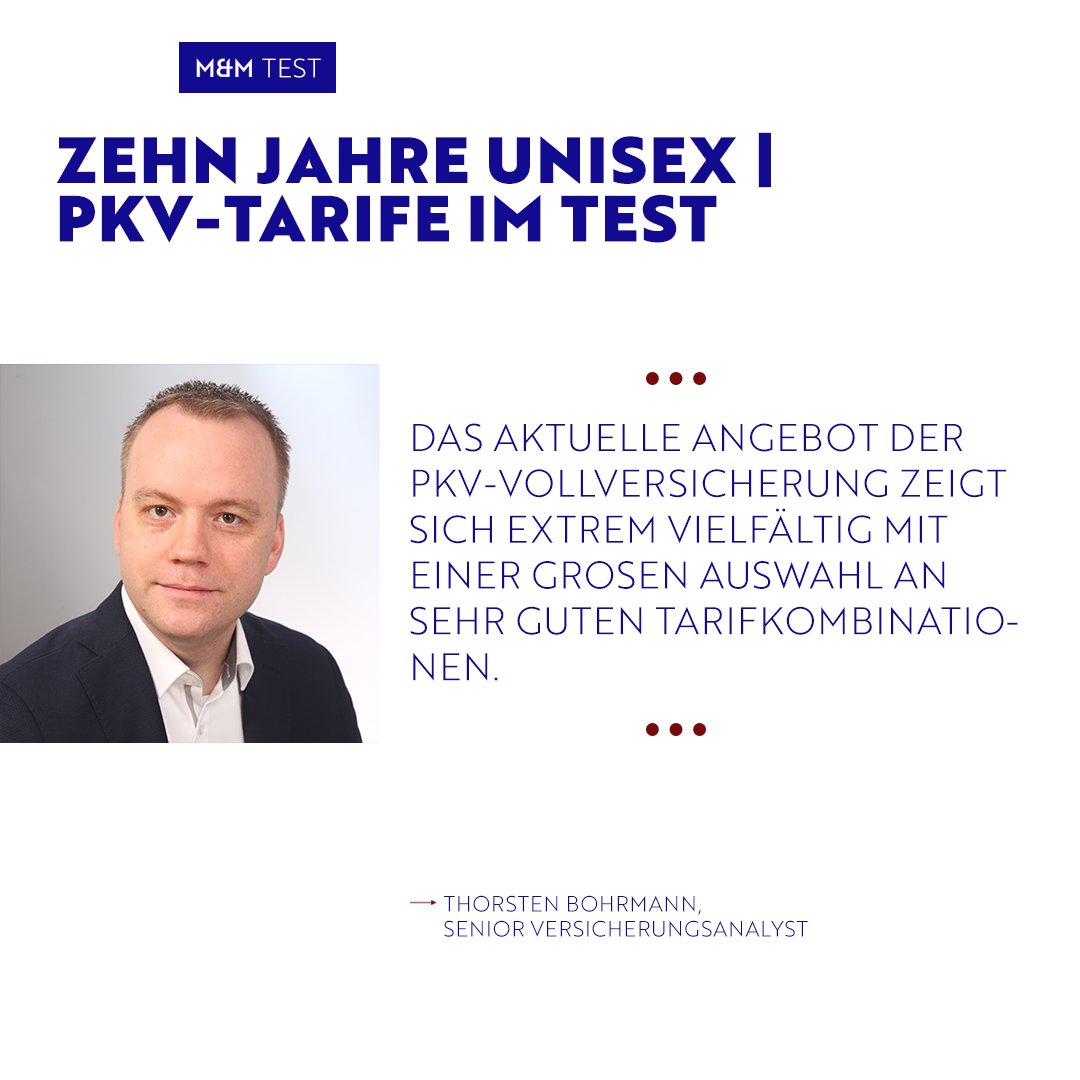 Zehn Jahre Unisex | M&amp;M hat für die <a href="/wiwo/">WirtschaftsWoche</a> die PKV-Tarife hinsichtlich ihrer Leistungsstärke und ihrer Beitragsstabiliät bewertet. 
Alle Ergebnisse sowie die Weiterleitung zum vollständigen Beitrag der Wirtschaftswoche findet Ihr auf unserer Website: eu1.hubs.ly/H05J1RJ0