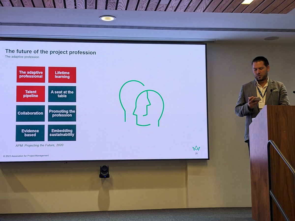 Adismusings's tweet image. Interesting affirmation of the future of the project profession delivered by @APMProjectMgmt 
How do we ensure project managers get a seat at the table even before a project idea becomes a reality? We&apos;d like to become recognised professionally like marketing for eg? #HPCAConf2023