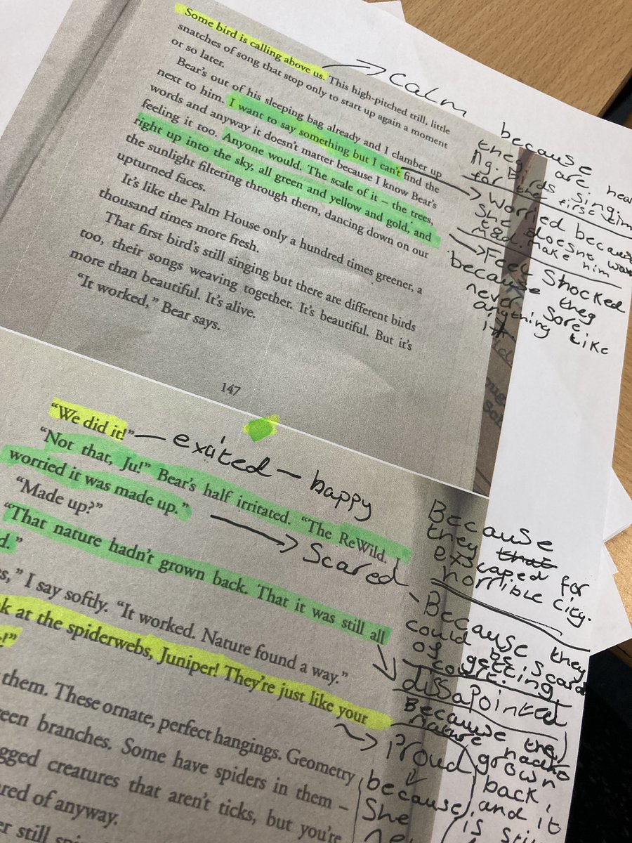 WCPSc2024's tweet photo. Unpicking setting descriptions to compare how it changes the atmosphere @WCommonPS #WCPSreading @nicolapenfold https://t.co/rCYXginySG