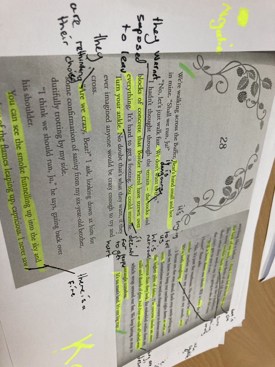 WCPSc2024's tweet photo. Unpicking setting descriptions to compare how it changes the atmosphere @WCommonPS #WCPSreading @nicolapenfold https://t.co/rCYXginySG