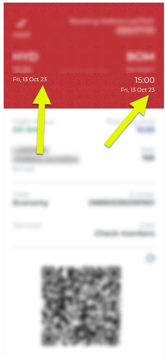 pkodati's tweet photo. @airindia Suggest you change the date format on boarding passes to avoid misreading it...one can mistake it for Oct 23rd: https://t.co/TD4BjFj6JE