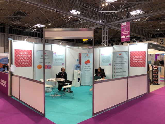 homecareassn's tweet image. Ready to go at stand E65 ... #CareShow2023