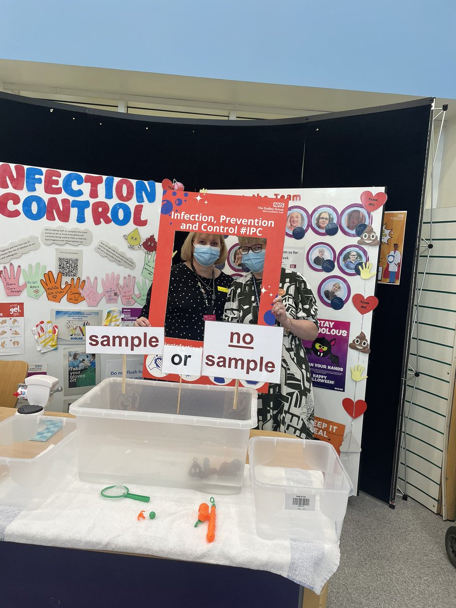hannah2405's tweet photo. Day 3 of IPC Week @DudleyGroupNHS Todays focus is stool sampling and Cdiff. ‘Sample’ or ‘No Sample’ game. @maisieanne97 @WatkinsLizzie @MarySextonNHS @Kimjarrett12 Come and join us and take a photo in our selfie board. #IPCWEEK2023 #infectioncontrol #dudleyipc https://t.co/gRmvnrr3Nx