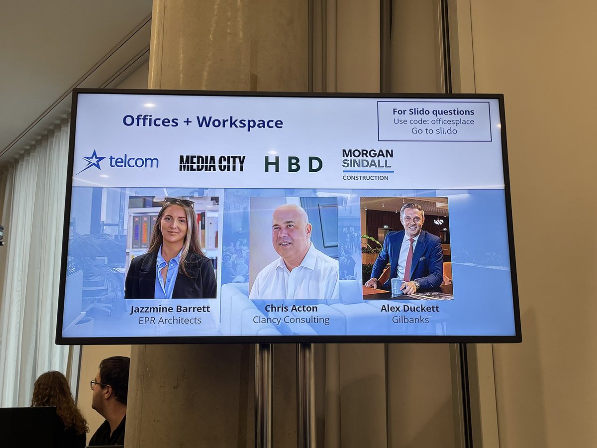 Looking forward to panel number 2 after an interesting first session.