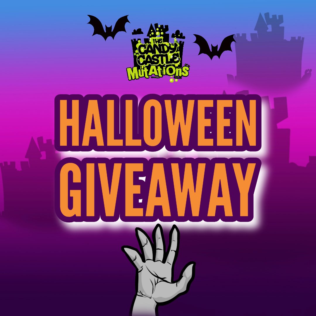 EezyCandyCrew's tweet photo. Halloween Giveaway
We're giving 10 CCC Mutations Product Range. To Enter: Follow 'CandyCastleCrew' (https://t.co/goWYAZvhBo),Like the Post and Summon 2 Friends Who Crave This Bundle! Winners will be chosen by Witchcraft. Good Luck #CandyCastleCrew #Giveaway #Mutations #Hallooween https://t.co/WOCXJsaz3I
