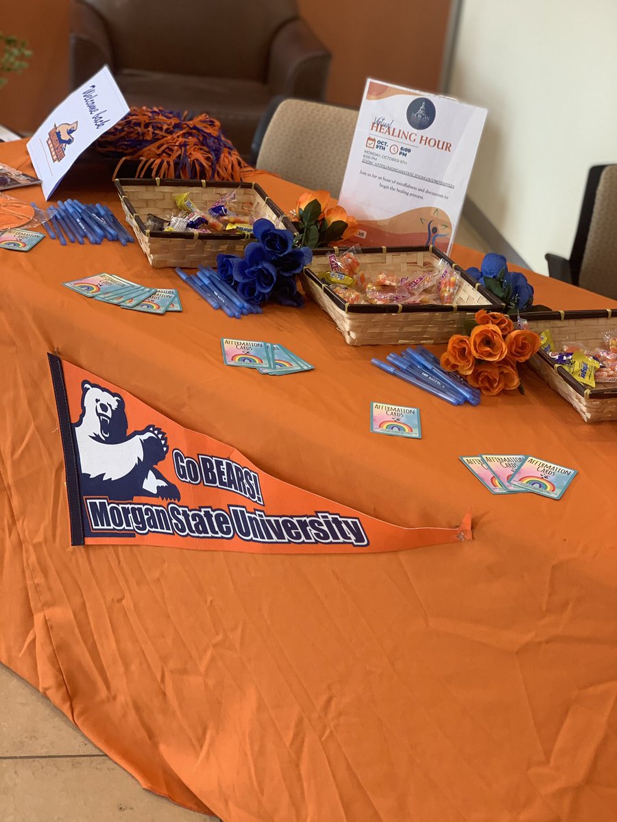 Here is one of several reasons why I love working at Morgan State University. Dr. Wilson, his leadership team, and faculty and staff are attending to the needs of the students and school community. The School of Education & Urban Studies (SEUS) held two healing sessions.