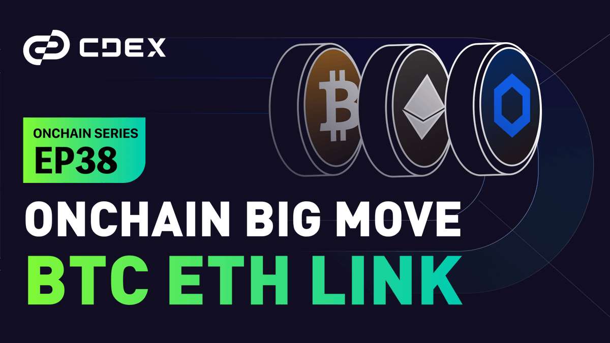 $82M Bitcoin Transfer, ETH Leverage, and Link Coin Surge!
Onchain Big Move EP38, Let's watch it!!             

Youtube👉youtu.be/YFAL2AD-lNc

#onchaindata #Crypto #cryptocurrency #CryptoUpdate #CDEX #onchainanalysis #onchaindata #DYDX #ETH #MKR #link #BTC #ETH