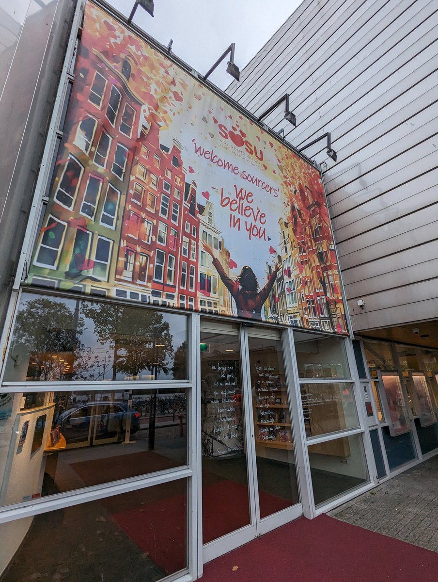 Hello from the Sourcing Summit in Amsterdam, glad to finally make it in person! Thanks to <a href="/PhilTusing/">Phil Tusing</a> for organizing. #sosu
