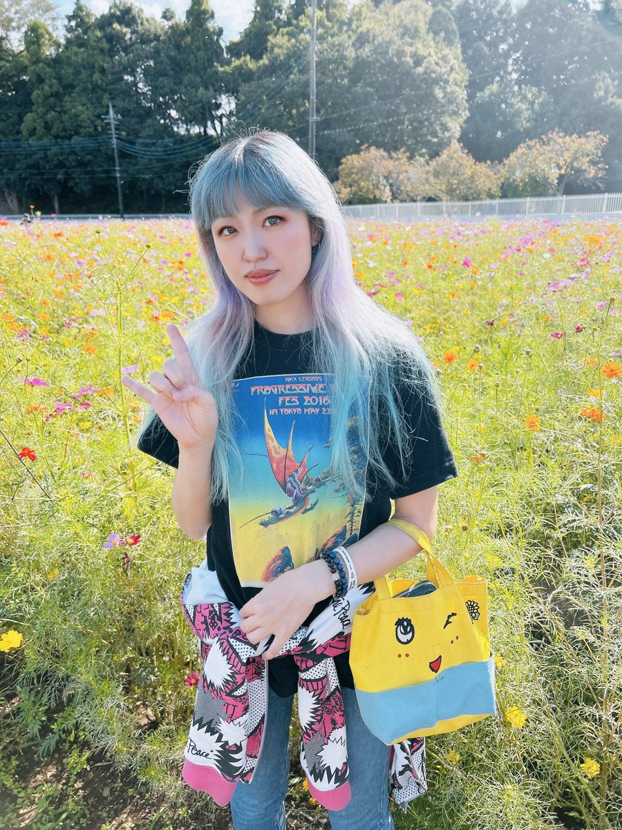 今日はお父さんとあけぼの山農業公園にコスモス🌸を見に行ってきました