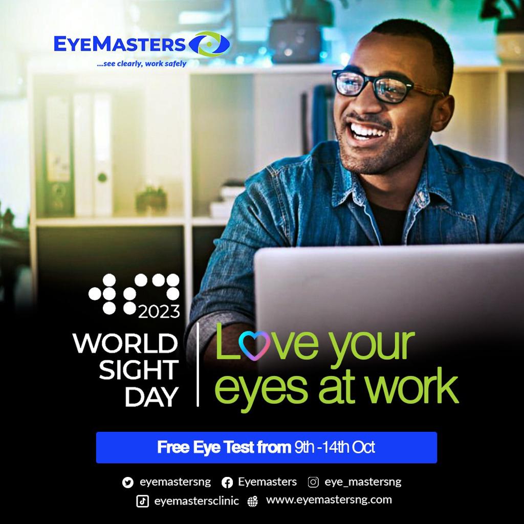 eyemastersltd's tweet photo. 'Through our eyes, we experience the world. Let's ensure everyone has the chance to see it . Support world sight Day and make a difference ❤️ #WorldSightDay2023  #seetheworld #LoveYourEyes #careforyoureyes #freescreening #optometry https://t.co/YtLeDVsURA
