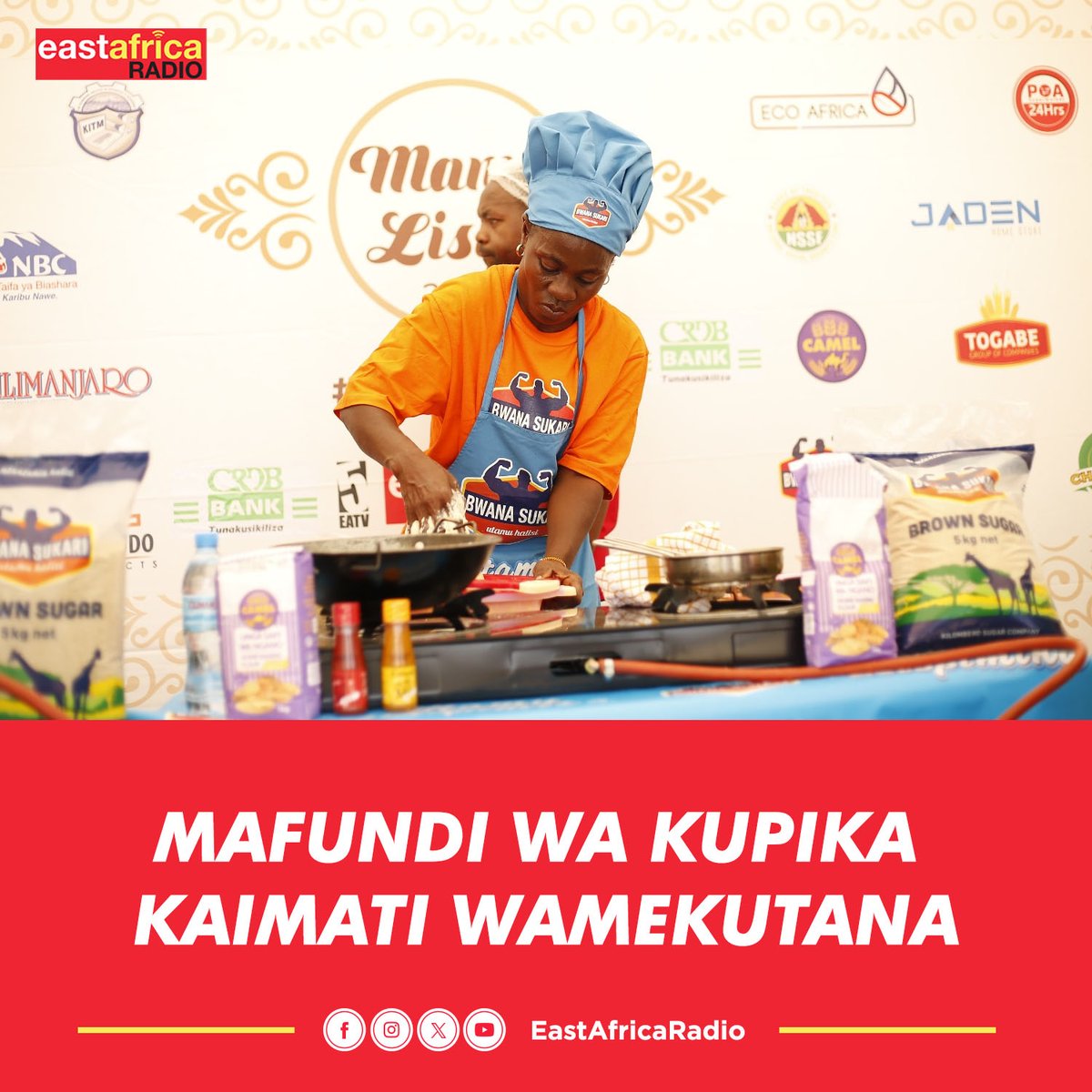 earadiofm's tweet photo. Tano bora ya Mama Lishe wilaya ya Temeke wakiwa jikoni wakionyesha ufundi wao wa kupika pishi la kaimati.
Mama Lishe 2023 imedhaminiwa na #BwanaSukari #Mwendapole #ChaiBora @togabemill #Kitm #JadenHomeStore @NBCTanzania @nssftz #KilimanjaroDrinkingWater #EcoAfricaAppliancies #PoaSupermarket #Jolukudoproducts #CamelFlour #Camgas @crdbbankplc
#MamaLishe2023 #MamaLisheWaThamani #EastAfricaRadio