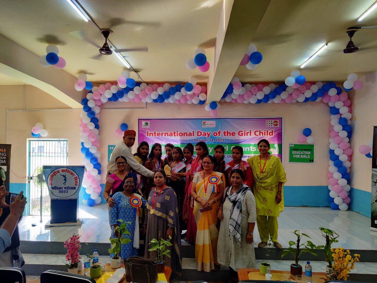 More than 250 students and teachers of Central Public School, Chandmari, Saran, Bihar came together to commemorate the International Day of the Girl Child. The event aims to promote and enhance the value of the girl child.