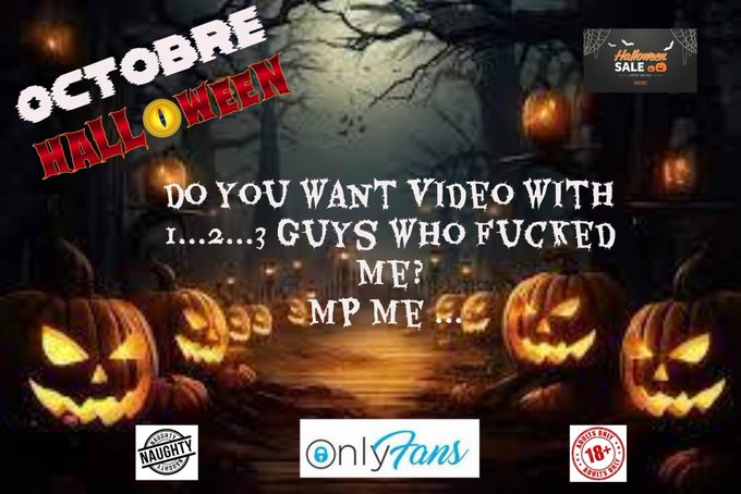 Onlyfans  🎃Special Halloween 🎃   https://t.co/MHL2HF879Q https://t.co/sBOmrFBMRP