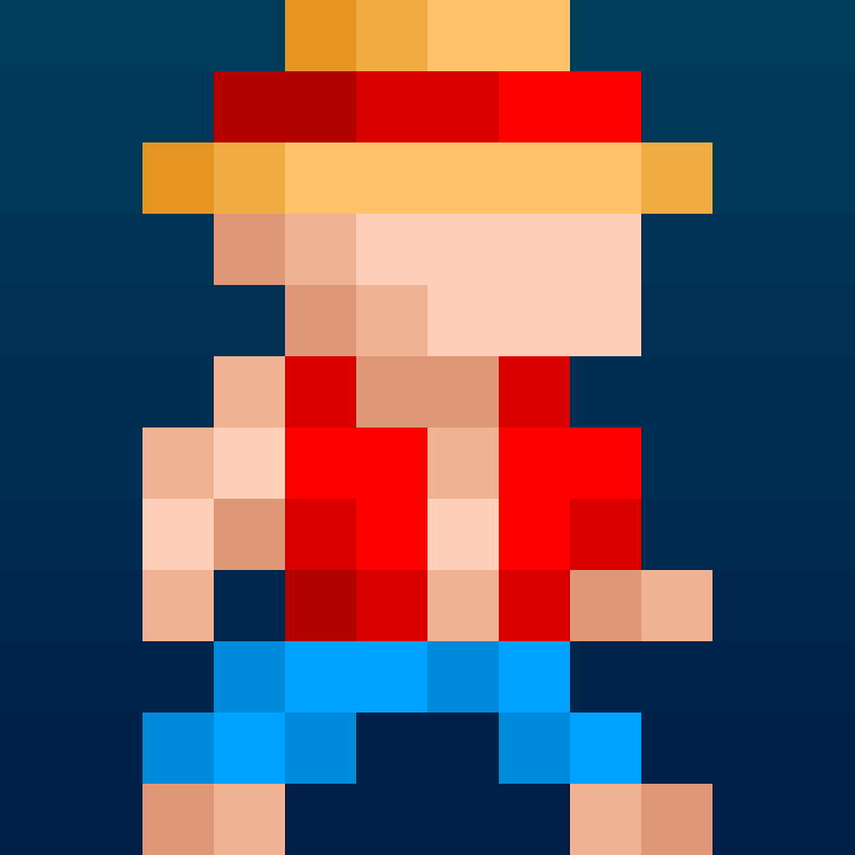 oddeyesgames's tweet photo. Reply with a 12x12 drawing of a character without saying its name, let others guess it https://t.co/I9lzfPy8jG