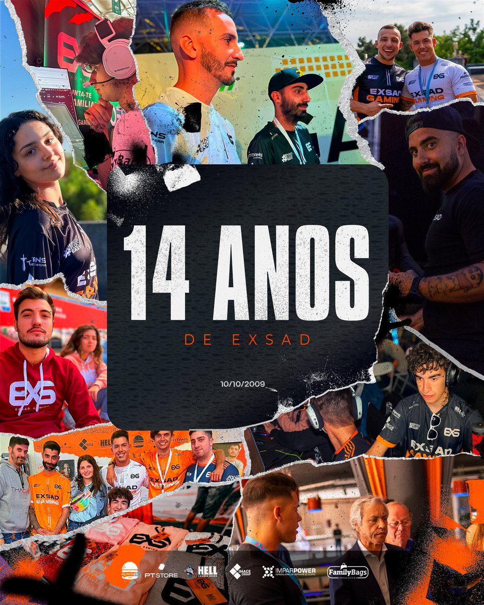 exsadggoficial's tweet photo. 14 ANOS DE EXSAD
Neste dia especial temos de agradecer a todas as pessoas que contribuem para o crescimento dos EXSAD Gaming.
⠀⠀⠀⠀⠀⠀⠀⠀⠀
Obrigado a todos 🧡
⠀⠀⠀⠀⠀⠀⠀⠀⠀
#EXSAD #WeMakeItLookEasy https://t.co/gGEXatO4YH