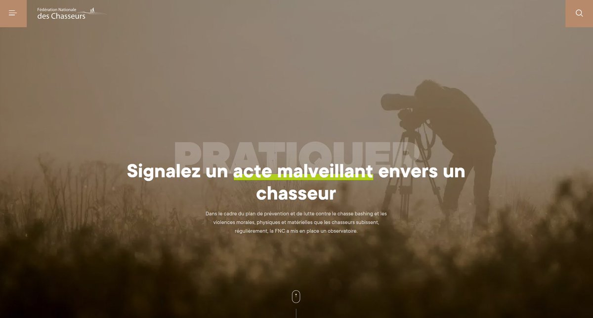 Fedechasseurs80's tweet photo. [ CHASSE BASHING &amp; VIOLENCES FAITES AUX CHASSEURS ]

Victime ou témoin d’actes de violences envers un chasseur, signalez-le au service juridique en remplissant le formulaire suivant : https://t.co/TOmKociP3u

Belle saison à tous !

#ChasseBashing #ChasseViolence #FDC80 #FNC https://t.co/ZDwI1Huomp
