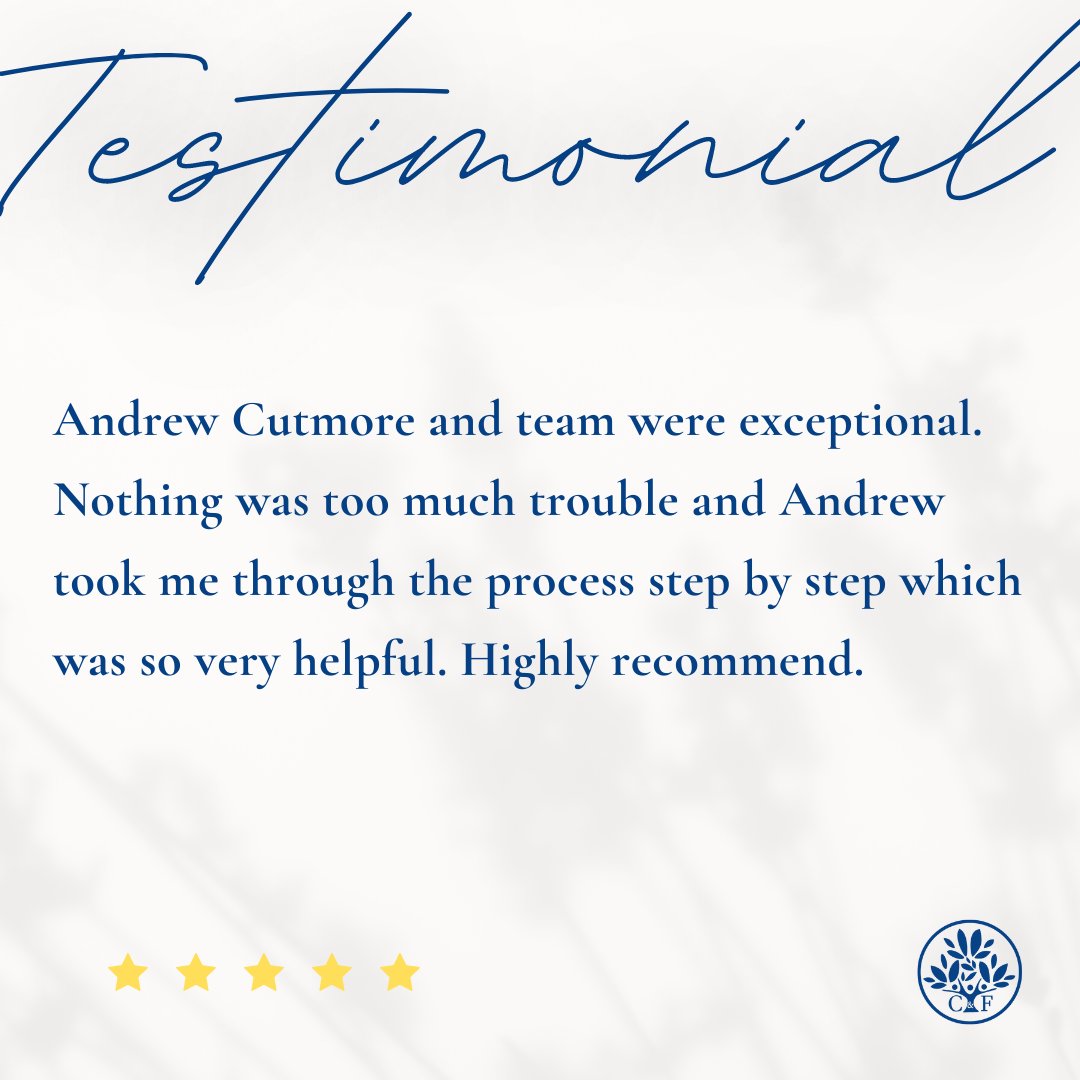 CutmoreFuneral's tweet photo. Another 5 star review. โญ
We are grateful for the feedback from our clients, and we are committed to continuing to provide the best possible service.
Contact us on 01329 231012 or visit our website: https://t.co/8cXTjPjxYk
#MemorialServices #FuneralArrangements https://t.co/IG3bXE2olo