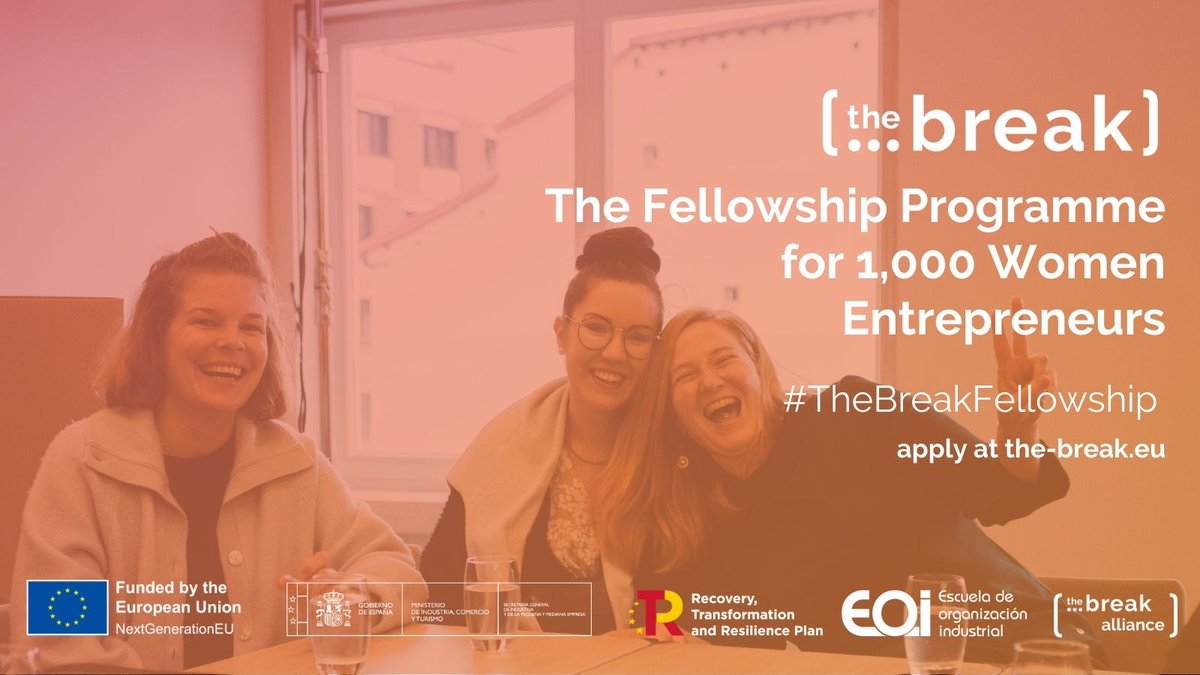 👩‍⚕️👩‍💻👩‍🏫 El programa #TheBreak, de Atracción de Talento Femenino,
tiene como objetivo favorecer el retorno de talento femenino español.

💶 Dotado de 10M€
🗓️ Hasta diciembre de 2023

👉🏻 Más información en <a href="/eoi/">EOI</a> | eoi.es/es/the-break

#PlanDeRecuperación