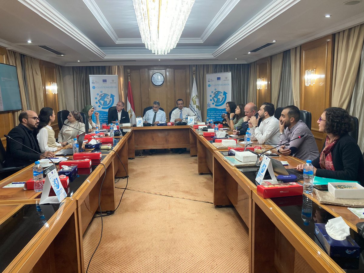 BicEuronova's tweet photo. Seguimos en #ElCairo, participando desde @BicEuronova en reunión del proyecto europeo @cluster4green del que somos socio

🚀@cluster4green  crea oportunidades económicas mediante promoción y desarrollo de #economiacircular mediterránea

📍Organiza @FederationIndu1 @ENICBCMed https://t.co/4oOmfyrwPA