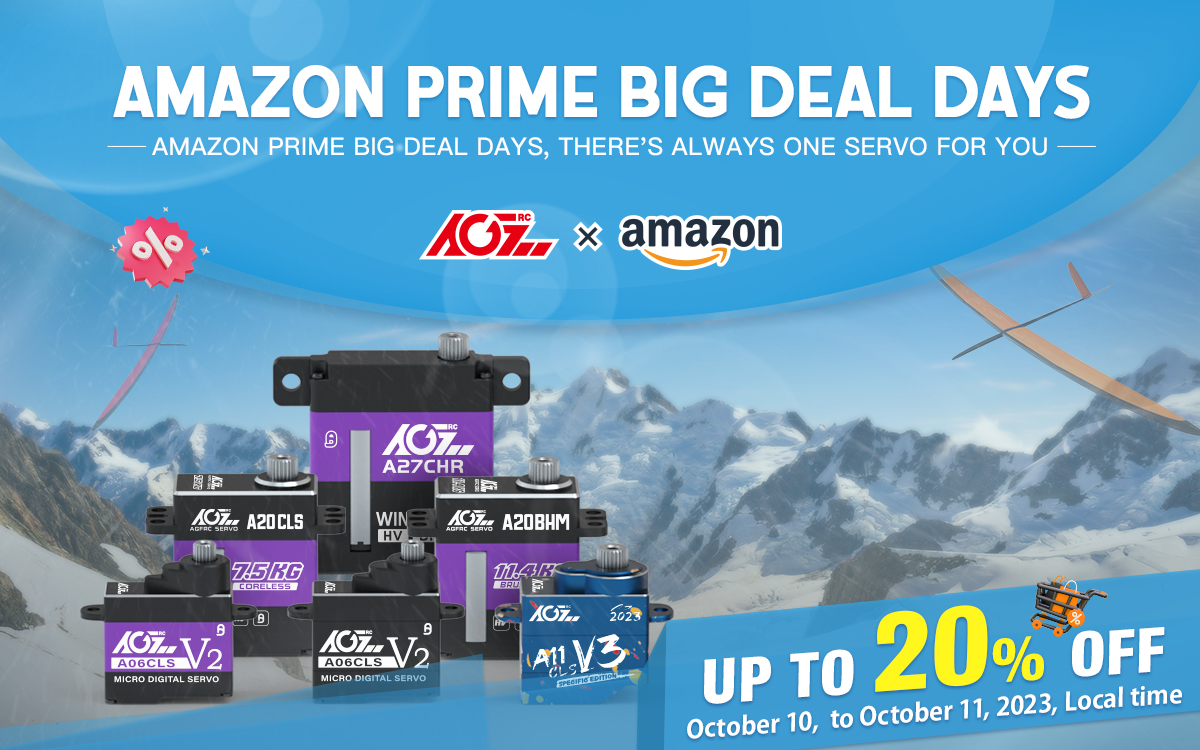 AgfrcE's tweet photo. Guys, the last day of the event is left, please don’t miss it.
#AGFRC #Amazon Prime Big Deal Days - 1/8 Scale RC Servo
Discount: Up to 20% OFF
Activity Time: Oct 10, -Oct 11, 2023, local time
Activity Website:
US: https://t.co/vHgNkPik0u
UK: https://t.co/NubWSqx5na
#agfrcservo https://t.co/DxTheKyY7e