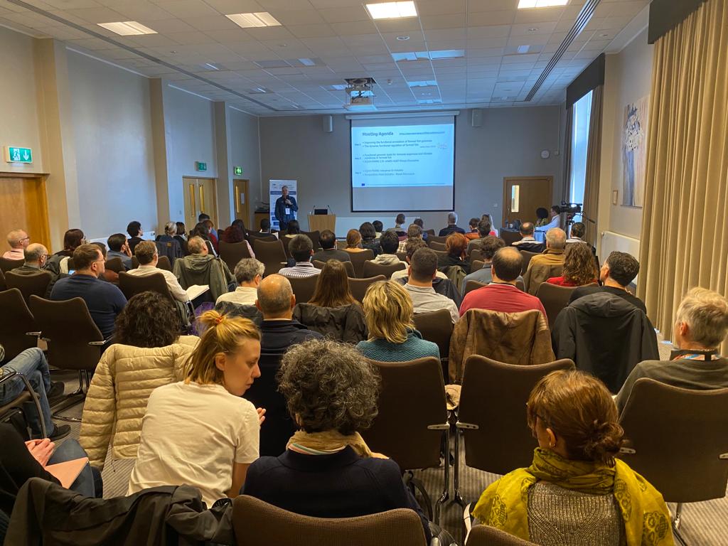 Exciting news from the AQUA-FAANG Final Conference in Edinburgh, UK! 🌊🐟 Day 1 started with a deep dive into improving farmed fish genome annotations. Key highlights included insights from Matthew Kent, Gabriela Merino &amp; <a href="/GarthIlsley/">Garth Ilsley</a> Stay tuned for more! #precisionbreeding 🐠🧬