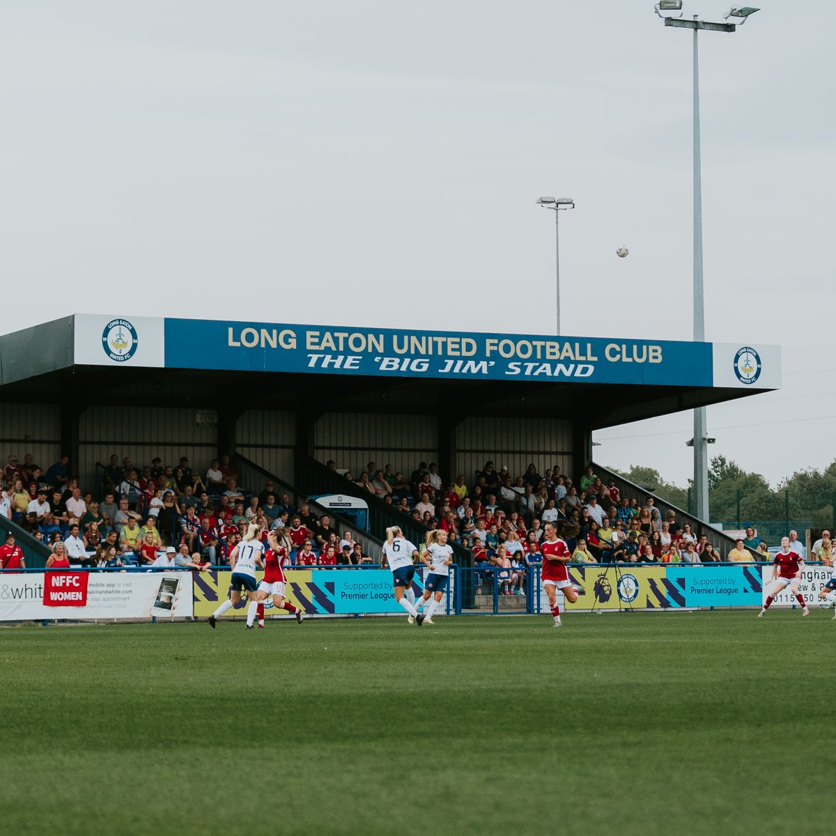 NFFCWomen's tweet photo. Back at Grange Park this Sunday 🔜

Come and support #NFFC as we face Liverpool Feds in the league 👊

Get your tickets here 👉 https://t.co/nwUCXtYMP8
