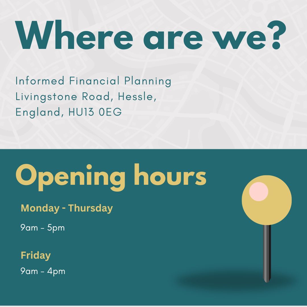 📍 Informed Financial Planning, we are your local firm of Chartered Financial Planners! 
Where you can find us: