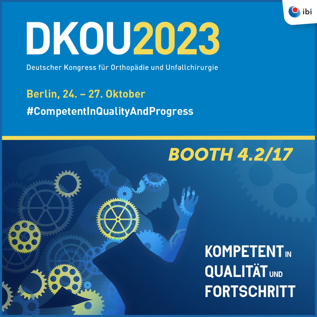smartboneibi's tweet image. Discover the Next Generation of #Bone #Regeneration!

Join us at DKOU 2023 from October 24 to 27 for an exclusive look at the next generation of bone regeneration with our revolutionary #SmartBone technology.

🔵Meet our team at Hall 4.2 - Booth 17.

#DKOU2023 #Orthopedic