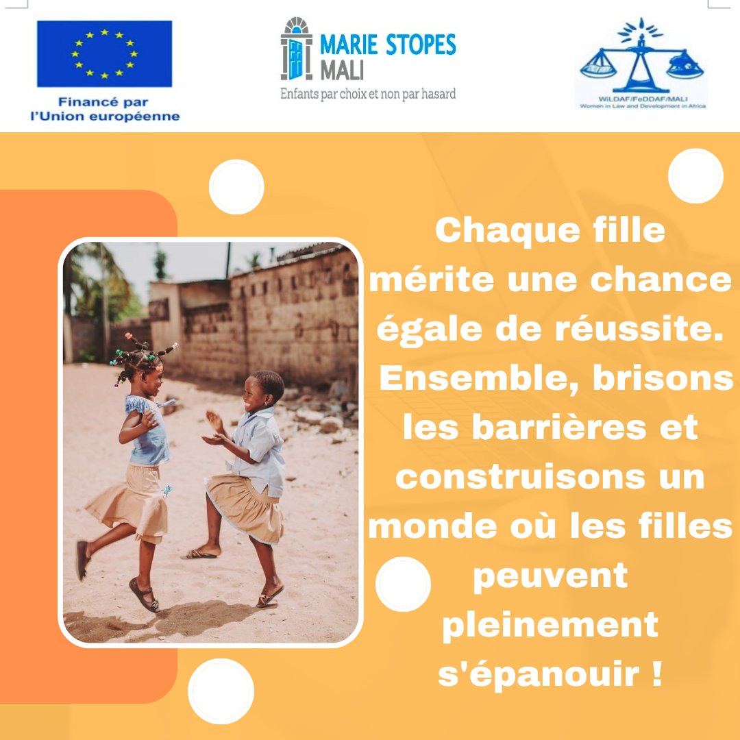 L'égalité de droits favorise le plein épanouissement de la jeune fille. 
<a href="/follower/">follower</a> 
<a href="/unioneurop86040/">unioneuropea</a> 
<a href="/Mariestopes/">Marie Stopes International</a>