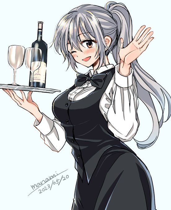「bartender white shirt」 illustration images(Latest)