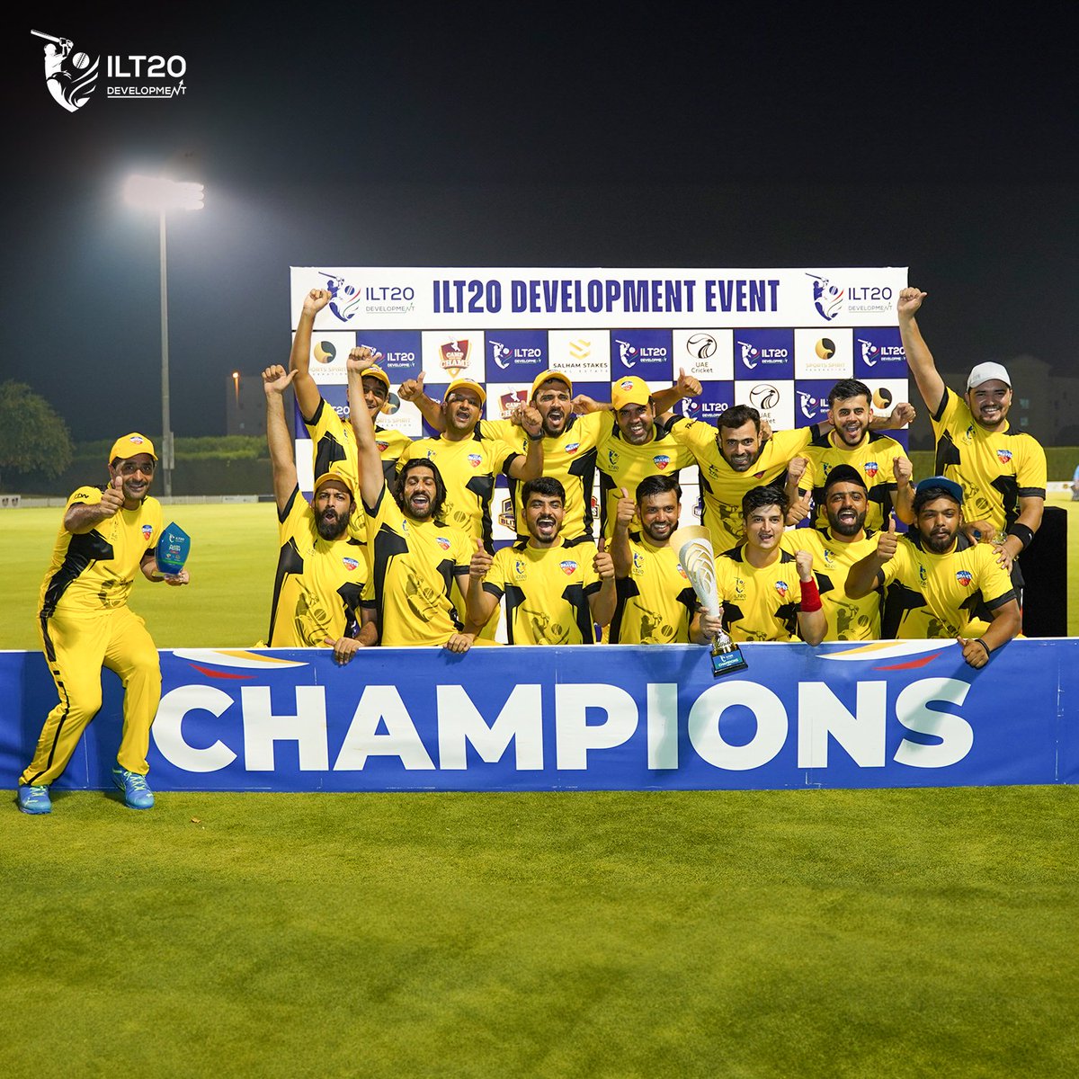 ILT20Official's tweet photo. The ILT20 Braves blazed to victory in the final to lift the ILT20 Development Tournament trophy! β¨π
Read More: https://t.co/txJ3Hq0o8p
#DPWorldILT20 #ILT20Development #DevelopmentTournament #UAECricket #CricketTalent https://t.co/FftUgl4DH1