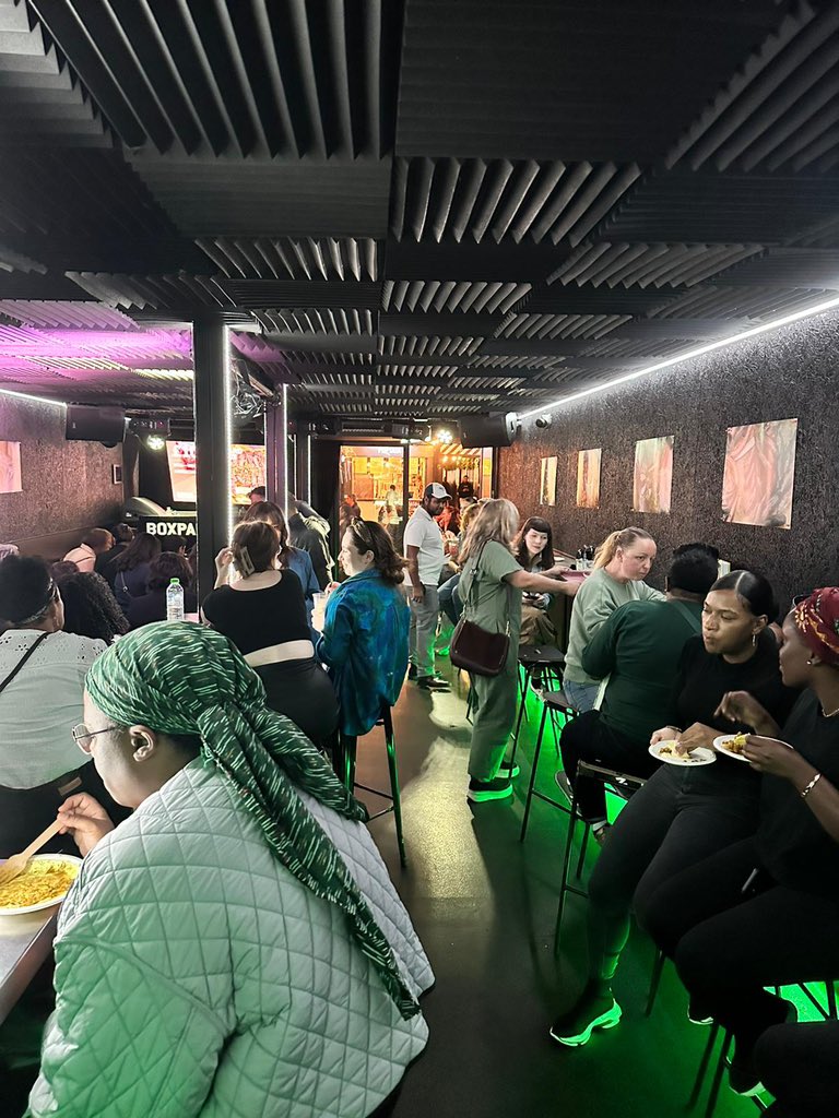 Thanks to a packed house <a href="/boxpark/">BOXPARK</a> for the East Winds book launch and amazing words from @MariaKaladeen and <a href="/_vaneshasingh/">Vanesha</a> + all who enjoyed the 🇹🇹 doubles! More food events coming soon x