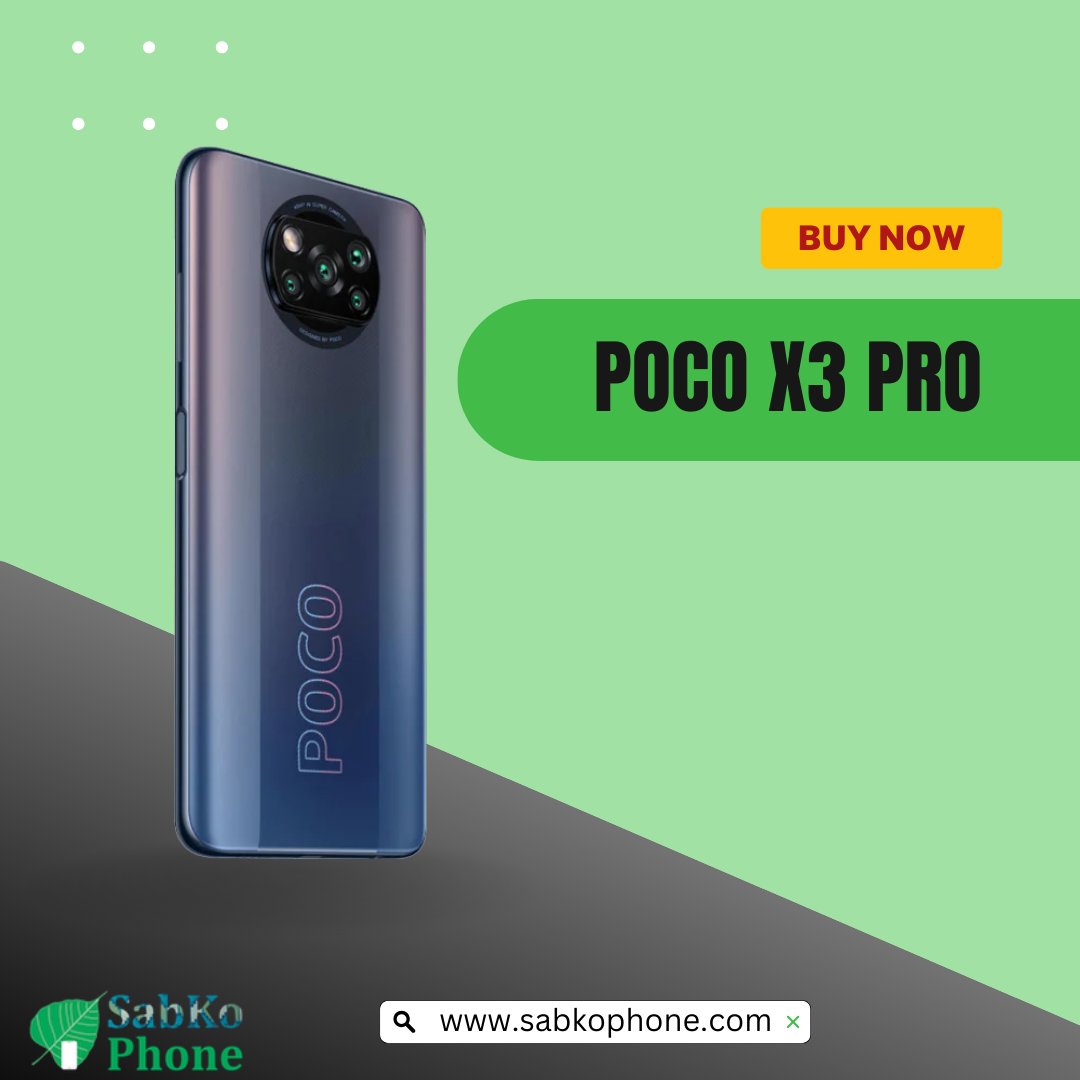 'Your Pocket Rocket: Poco X3 Pro - Speed, Style, and Innovation All in One!'
Dm for details
#sabkophone #refurbished #poco #x3pro