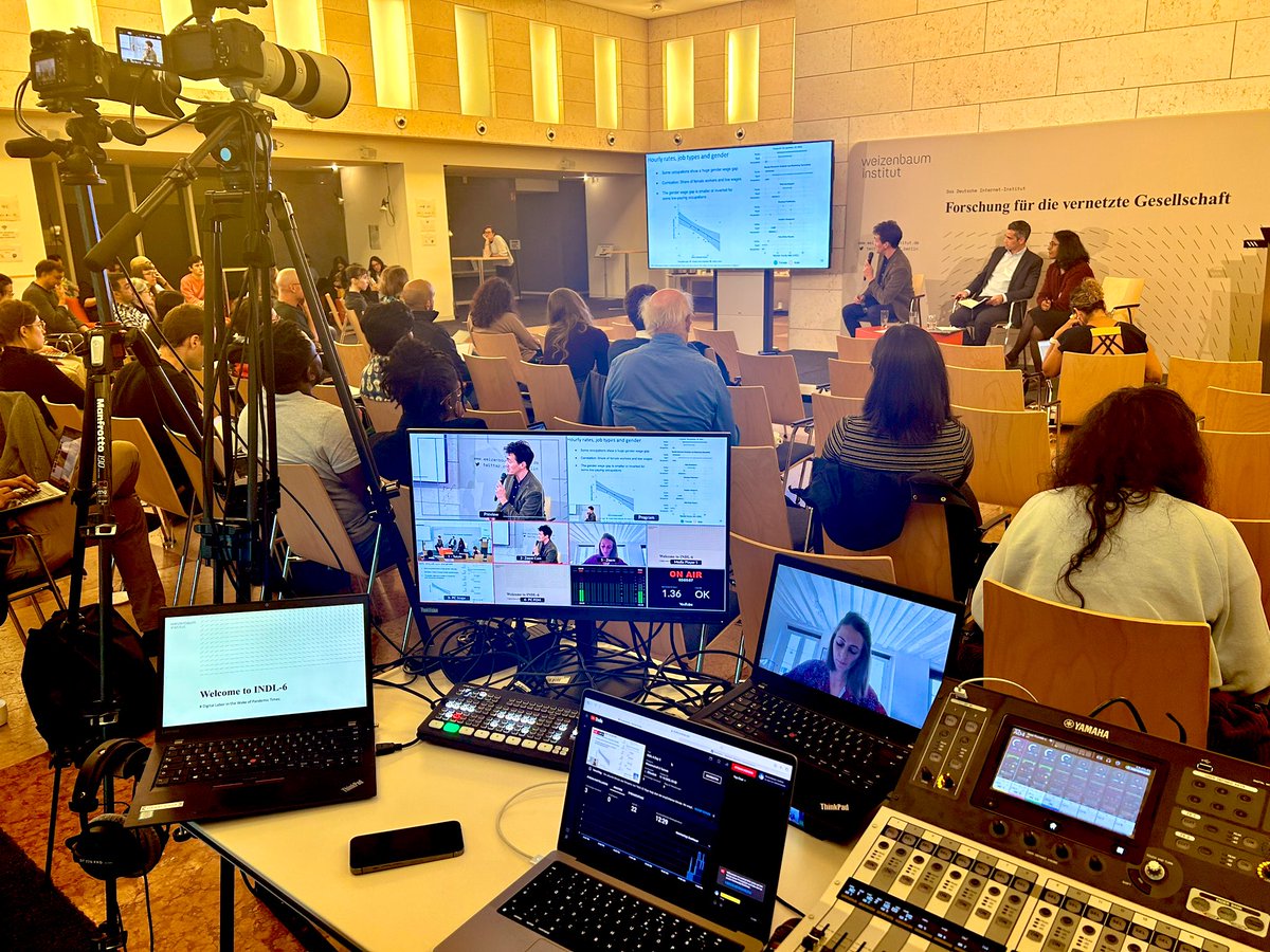 AntonioCasilli's tweet photo. Live-streaming #indl6 takes a lot of digital labor. In this engaging debate, we discuss how corporate due diligence laws can protect data workers along global outsourcing value chains. Link to livestream in bio. https://t.co/JmGXGyY12m