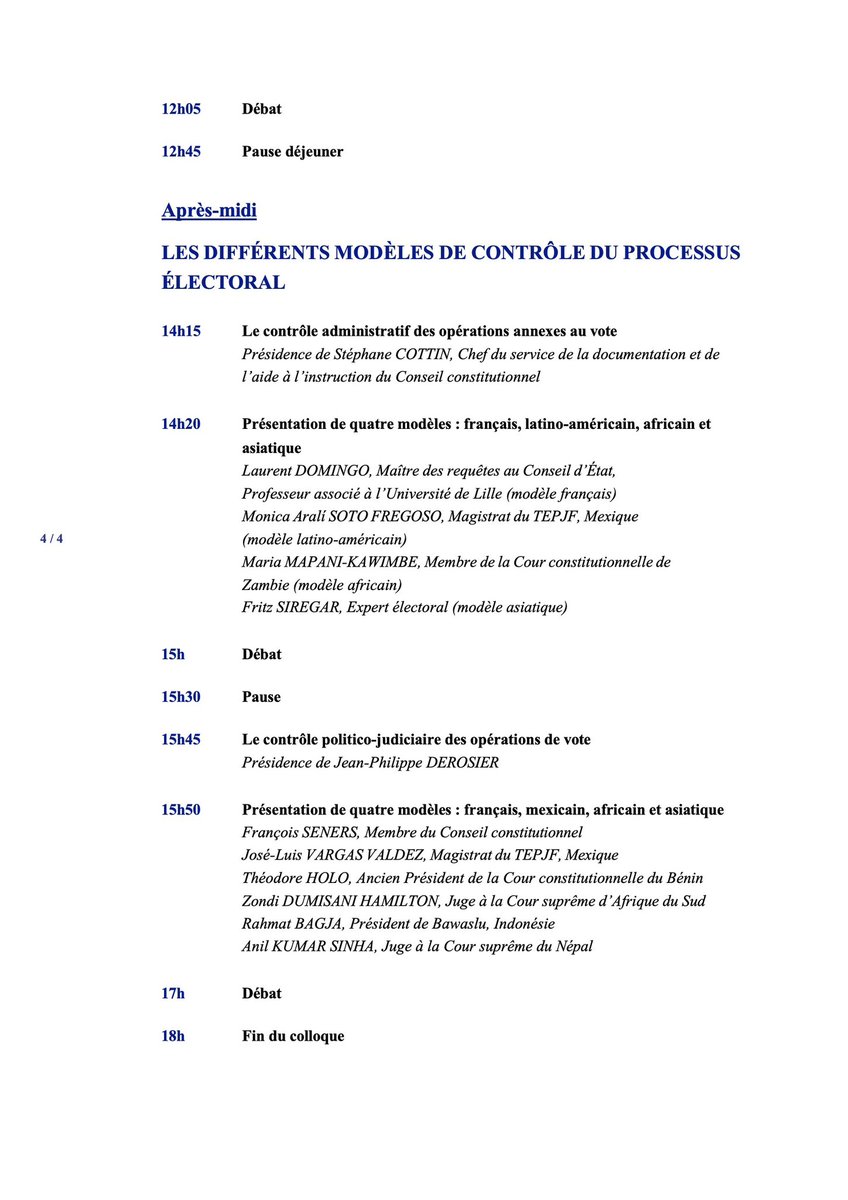 JPh Derosier (@jphderosier) on Twitter photo 🔴 Annonce Colloque
Le <a href="/RMJEoficial/">Red Mundial de Justicia Electoral RMJE/GNEJ</a>, en partenariat avec le <a href="/Conseil_constit/">Conseil constit</a> et le <a href="/CRDP_univlille/">CRDP (ULR n°4487)</a> organisent un colloque international sur :
Les élections face aux défis du XXIe siècle
Présentation, programme et inscription ici 👇👇👇
constitutiondecodee.fr/actualites/act… 🔴 Annonce Colloque
Le <a href="/RMJEoficial/">Red Mundial de Justicia Electoral RMJE/GNEJ</a>, en partenariat avec le <a href="/Conseil_constit/">Conseil constit</a> et le <a href="/CRDP_univlille/">CRDP (ULR n°4487)</a> organisent un colloque international sur :
Les élections face aux défis du XXIe siècle
Présentation, programme et inscription ici 👇👇👇
constitutiondecodee.fr/actualites/act…