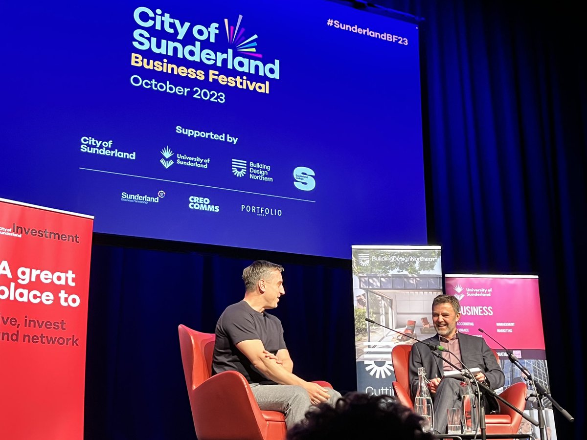 #SunderlandBF23 #garyneville #business #politics an advocate for the North. <a href="/TechStartupSR/">Tech Startup Sunderland</a> <a href="/SunSoftCity/">Sunderland Software City</a> <a href="/SunderlandBP/">Sunderland Business Partnership</a>