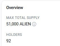 alien_erc's tweet photo. A milestone for $ALIEN soon to be reached! We are #abducting one by one!! #dynamicTax #Ethereum https://t.co/HaPNMKfGuW