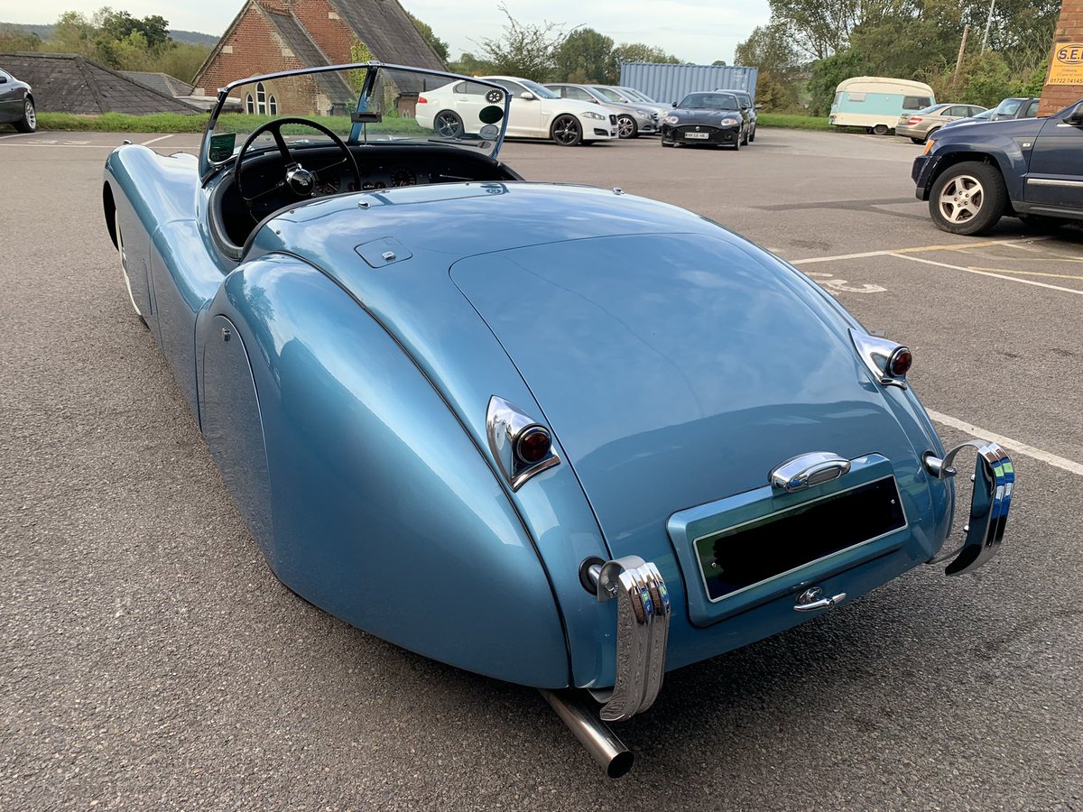 Very beautiful Jaguar XK120 we had in the workshop recently