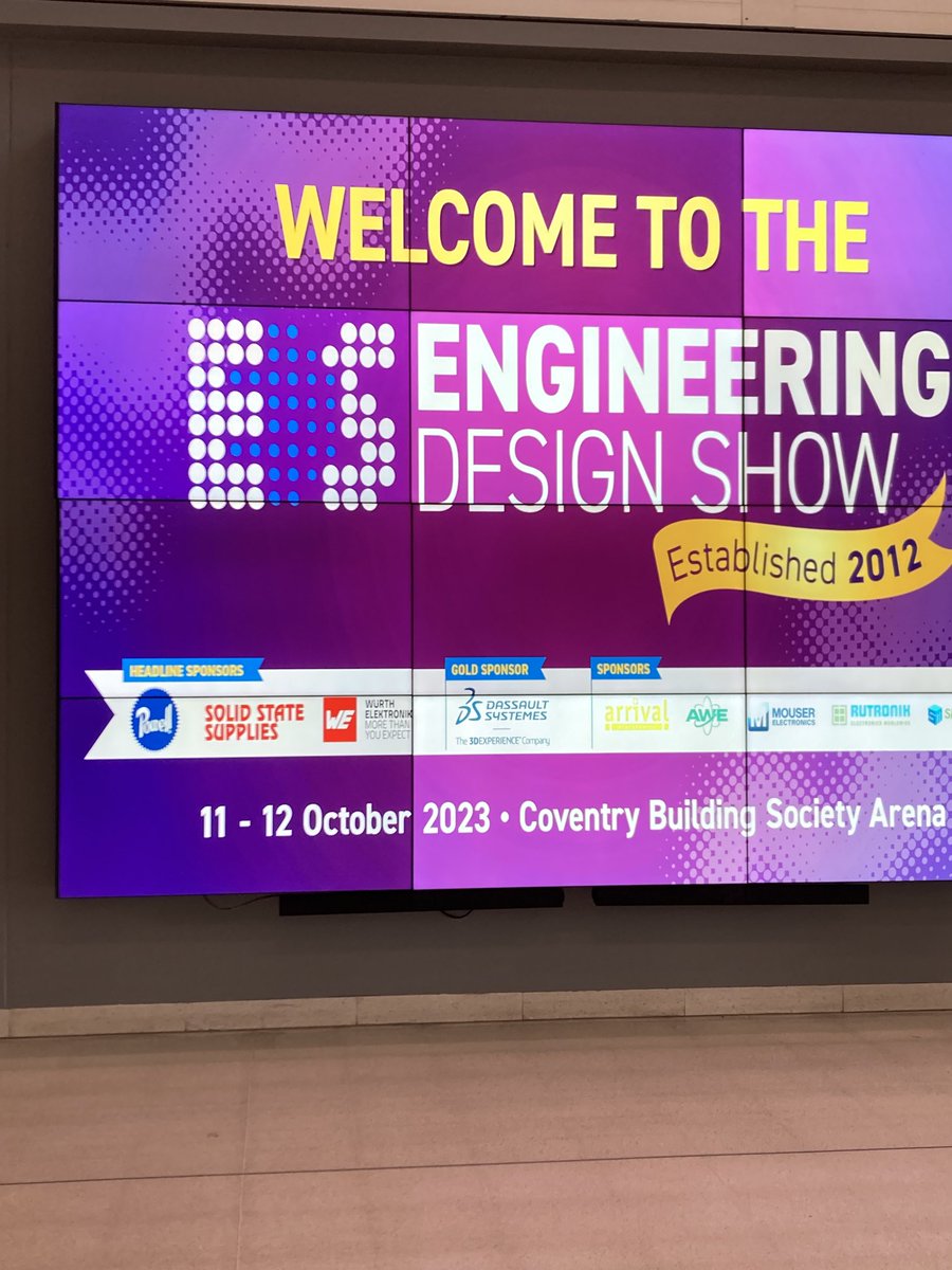 ⁦<a href="/EngDesignShow/">Engineering Design Show</a>⁩. Just arrived and ready to speak on stage about #inclusive #design #cycling