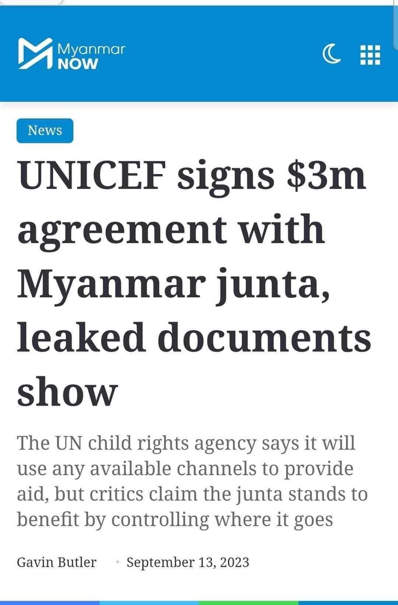 AlexandreMary3's tweet photo. @UNinMyanmar Yeahhh
you guys release statement and condemn upon their acts while you guys funded that junta to be able to kill more. 
Hella, United Nasties... https://t.co/HBrmmEio6s