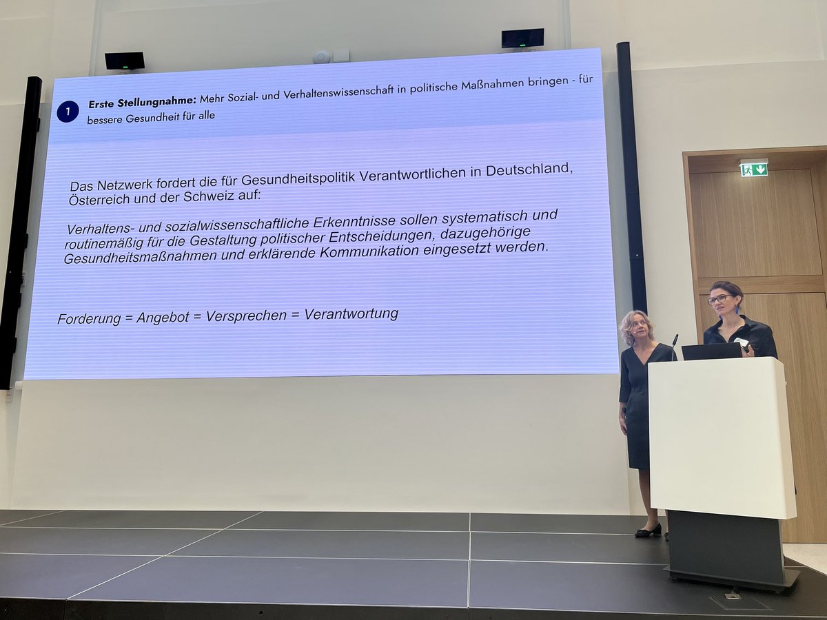 Behavioural and Cultural Insights Tagung heute in Berlin: Das Behavioural Science Connect Netzwerk (behavioural-science-connect.com) bringt mehr Sozial- und Verhaltenswissenschaft in politische Maßnahmen -&gt; für bessere Gesundheit für alle!