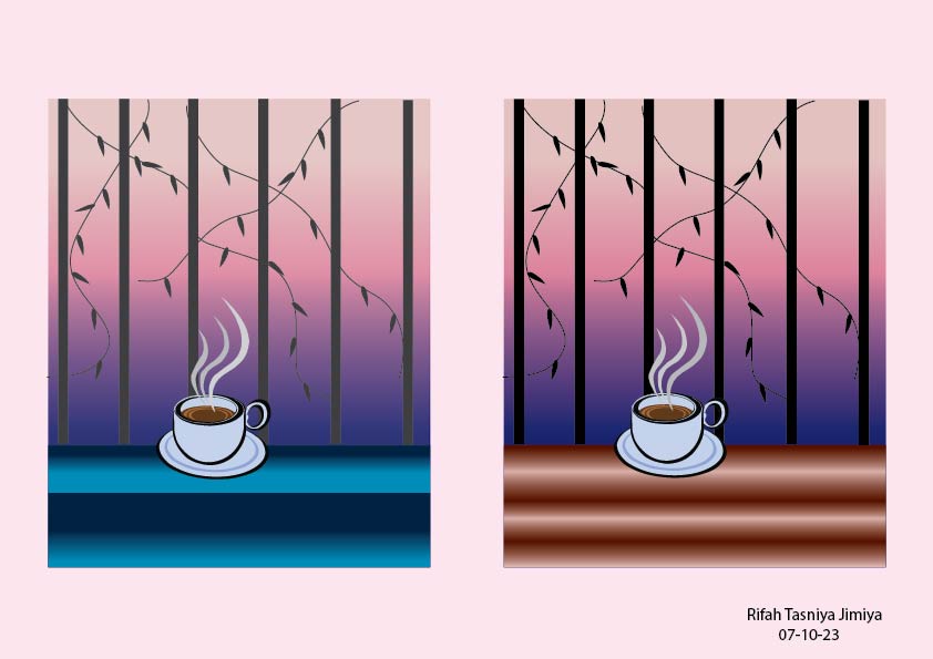 'Life is brew-tea-full with a cup of tea.'📷📷📷
#teaart #adobeillustratordraw # Jimi's Art
